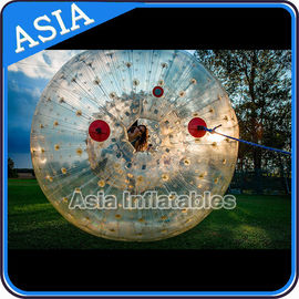 2.5m Children Human Hamaster Inflatable Zorb Ball , Grass Roller Ball