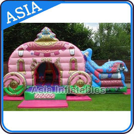 Inflatable Royal Carriage Moonwalk Bouncer For Children Party Hire Games