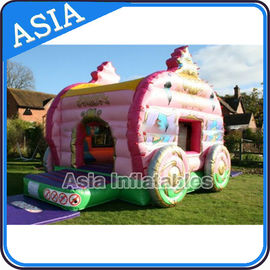 Inflatable Royal Carriage Moonwalk Bouncer For Children Party Hire Games