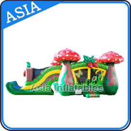 Inflatable Strawberry Bouncer And Slide Combo Games For Children