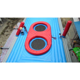 Inflatable Round Interactive Sport Game Bossaball Court for Sale