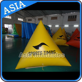 Inflatable triangle swim buoys toy for water park