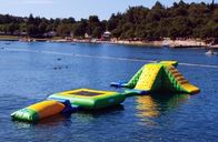 Floating Small Wibit Water Park Station / Inflatables Water Sports Equipment