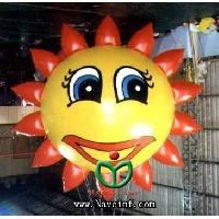 Sunflower flowers elves inflatable balloon, advertising inflatable helium balloon