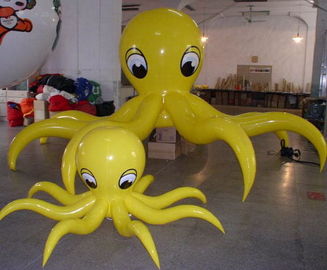 Popular lovely octopus inflatable balloon, inflatable helium blimp