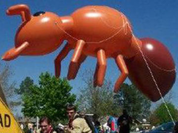 The brown ant inflatable helium balloon approved CE