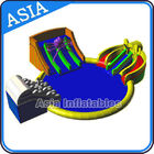 Use On Land Inflatable Water Park With Inflatable Floating Games , Inflatable Water Park Pool