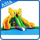 Penguin Shape Inflatable Water Park , Inflatable Water Park Slides Combo