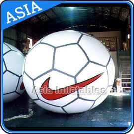 Football Helium Balloon And Blimps , Soccer Advertising Ball Inflatable Sports