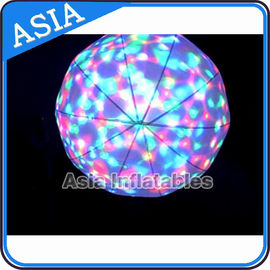 LED Light  Helium Balloon And Blimps , Flying Advertising Colorful Inflatables