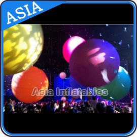 Advertising Helium Balloon And Blimps Soccer , Sphere Flying Paint Shape Ball