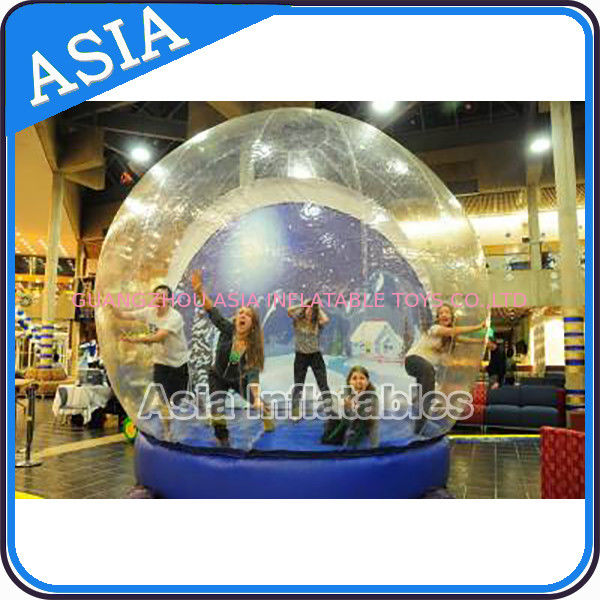 Human Inflatable Bubble Tent Xmas Inflatable Snow Globe EN - 71