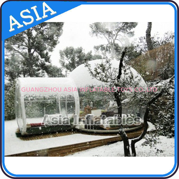 Waterproof Inflatable Snow Globe For Advertisement With Fake Snow