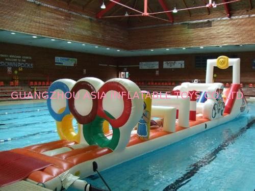 Hot Sale Aqua Park Sports Game, Inflatable Obstacle Challenging Games