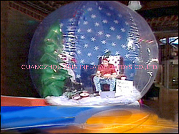 Christmas Holiday Decoration Inflatable Snow Globe Bubble Tent