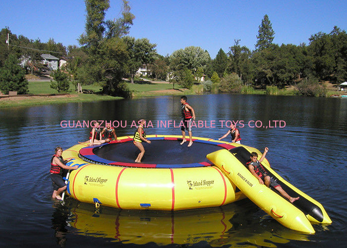 Rave Bongo Water Trampoline Parks ,  Inflatable Water Games , Water Park Games