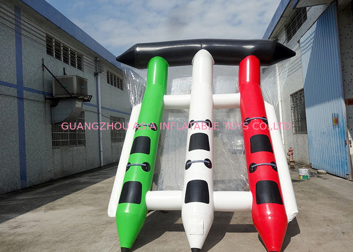 4 - 6 Person Towable Ski Tube / Inflatable Banana Boat Water Toys For Beach
