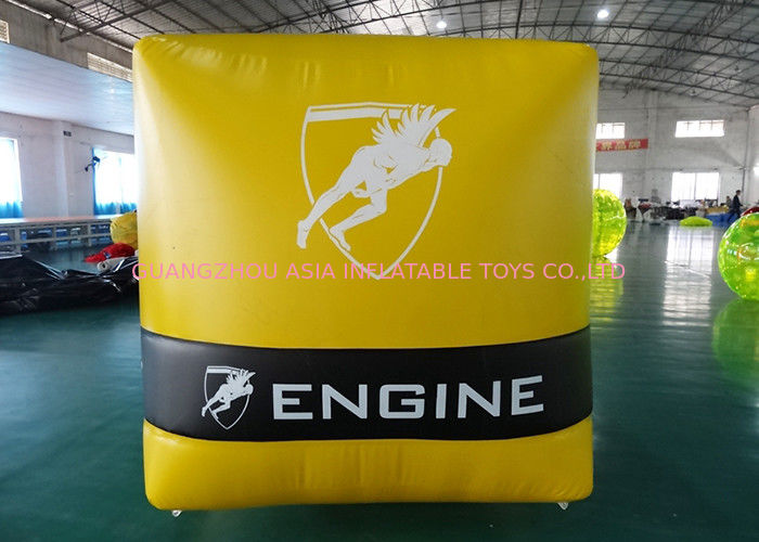 PVC Tarpaulin Inflatable Water Buoys For Water Game , Inflatable Floating Marker