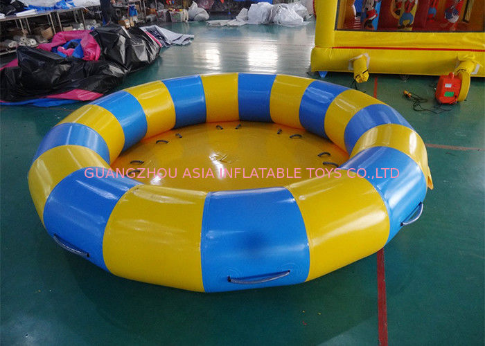 8 Person Towable Tube , Disco Boat Inflatable Water Rocker Saturn for Seashore