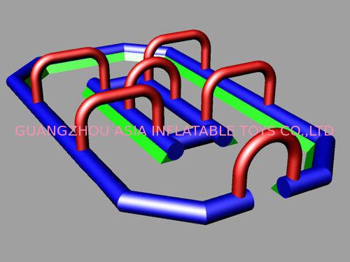 Popular And Fashionable Inflatable Amusement Park With Race Track Playground