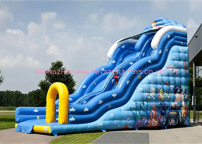 Colorful Inflatable Slide Rental Lovely Carton Bouncer Slide For Sale