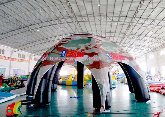 Inflatable Giant Spider Marquee Tent For Amusement Park / Supermarket