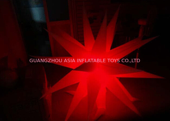 Bright Inflatable LED Lighting Hanging Christmas Star for sale