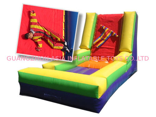 0.55mm PVC Tarpaulin Inflatable Velcro Wall Amusement Park For Entermainment