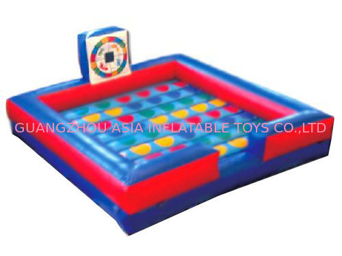 Funny , UV Resistant Inflatable Amusement Park With Twister Games