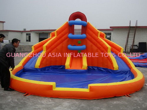 Inflatable Water Slide Inflatable Amusement Park With Pool For Water Games