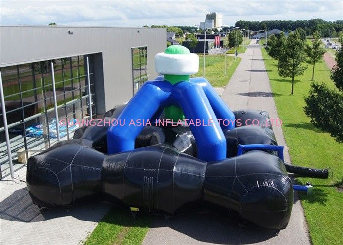 0.55mm PVC Tarpaulin Inflatable Laser Tag Games / Inflatable Laser Shooting Games