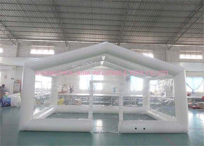 Durable Transparent Inflatable Event Tent / Blow Up Camping Tent