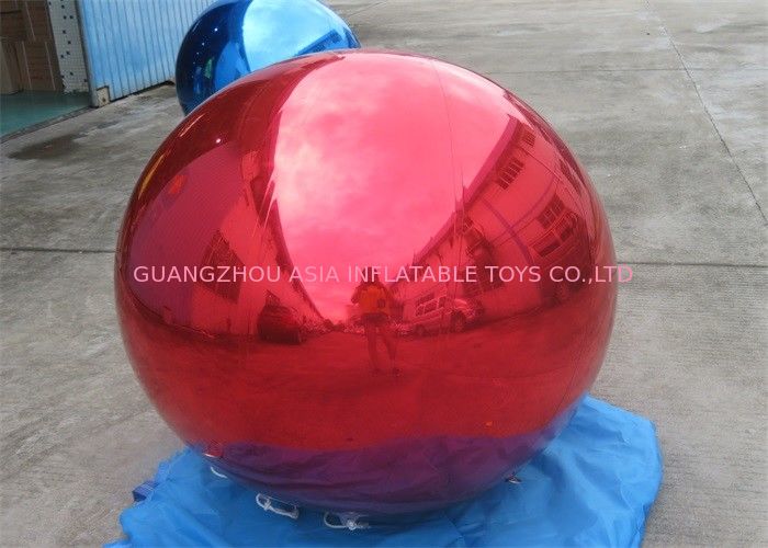 Branding Decoration Inflatable Red Mirror Balloon For Indoor And Outdoor Event