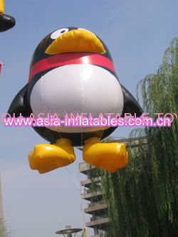 giant advertising inflatable helium penguin balloon