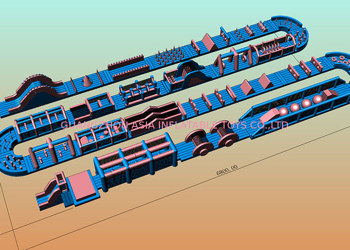 0.55mm PVC Tarpaulin Inflatable Sports Games With Logo Printing