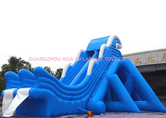 Creative Large Inflatable Dry and Wet Slides With Quadruple Stitching