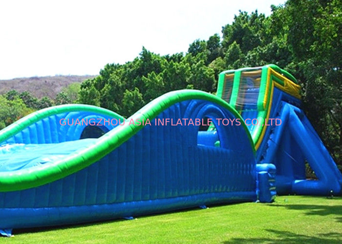 Customized Size Commercial Outdoor Inflatable Slide With Silk Printing