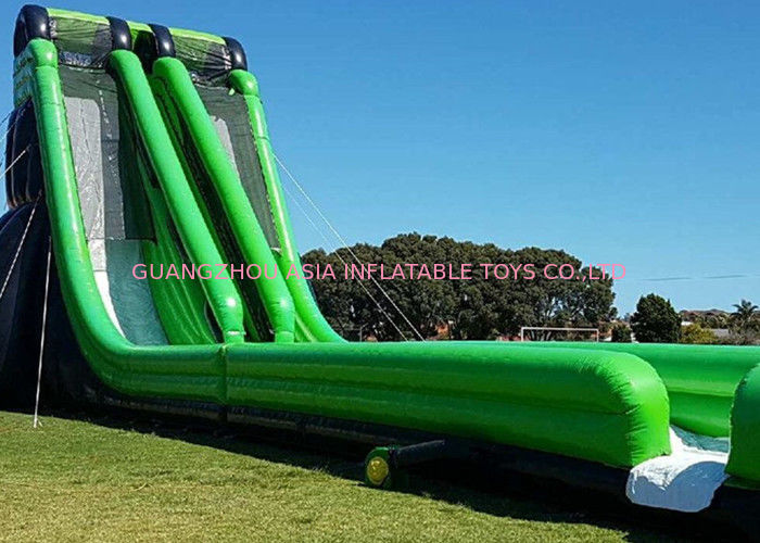 0.55mm PVC Tarpaulin Giant Inflatable Slide With Double Stitching