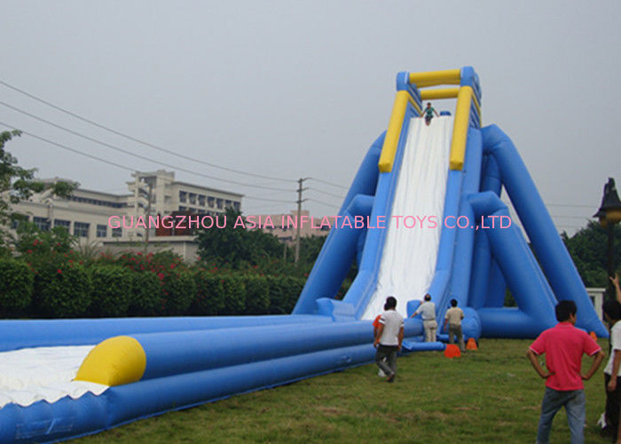 Amazing Single Lane Jungle Blow Up Slip And Slide For Adults In Playing Center