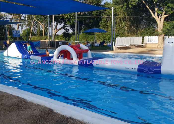 Ocean Or Sea Floating Inflatable Water Park For Children With Digital Printing