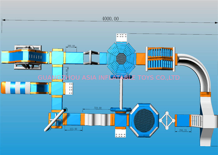 Commercial Grade Lake Inflatable Floating Water Park For Entertainment