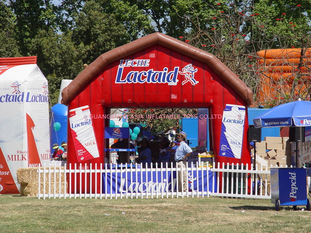 Lactaid Inflatable Booth Advertising Inflatables Water And Fire Proof