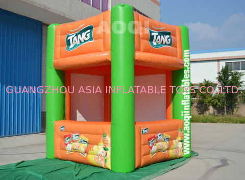 Portable Spray Inflatable Kiosks For Exhibition , Advertising Inflatables