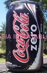 Life-Sized Coca cola PVC Inflatable Can / Tin  for Advertising