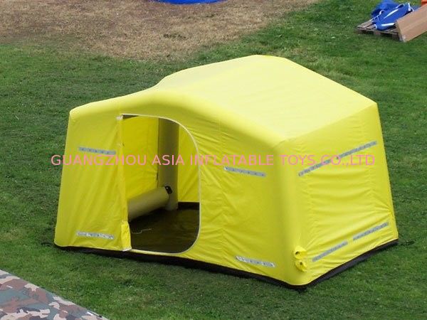 Yellow Colour Cheap Inflatable Camping Tent for Promotion