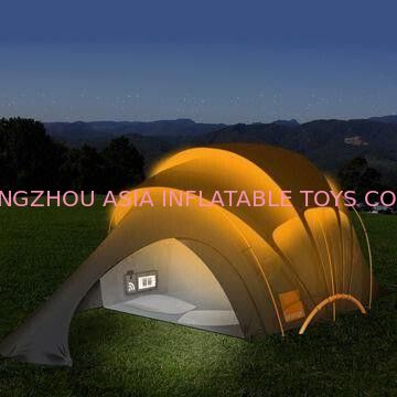 Dome Tent Inflatable Camping Tent with LED Light