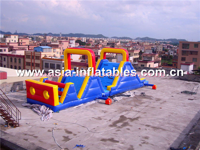 Customized Inflatable Obstacle Playground Course For Amusement Park