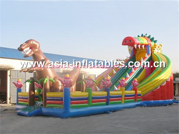 China Inflatable Fun City / Inflatable Entertainment Park Games
