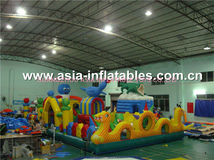 2014 New Design Inflatable Fun City / Inflatable Soft Play For Children