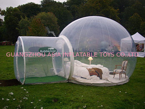 Transparent Inflatable Beach Sunset And Camping Clear Dome Inflatable Tent